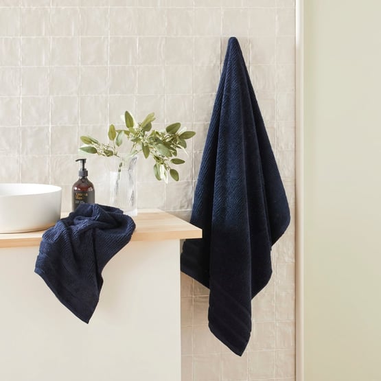 Flinders Midnight Towel Range