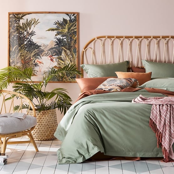 600TC Bamboo Cotton Eucalyptus Quilt Cover Separates