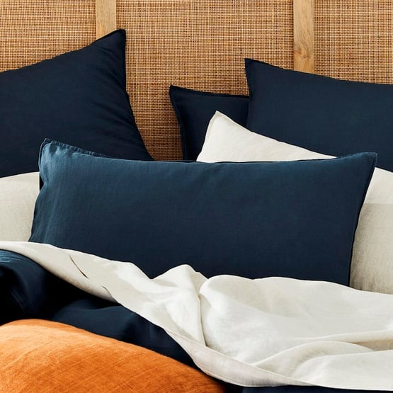 Vintage Washed Linen Old Navy Quilt Cover Separates