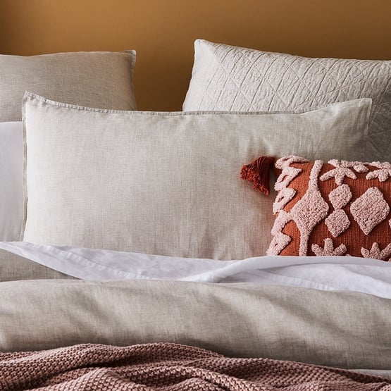 Vintage Washed Linen Linen Quilt Cover Separates