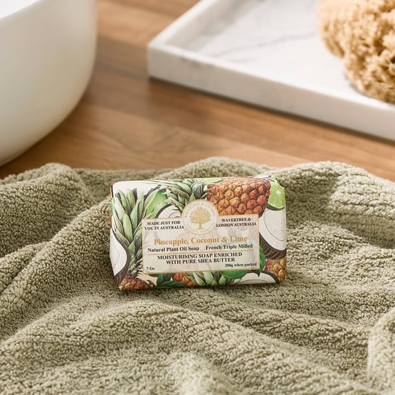 Wavertree & London Pineapple, Coconut & Lime Soap Bar