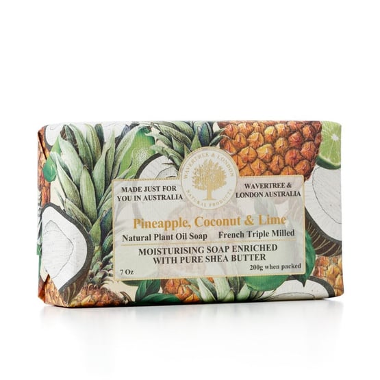 Wavertree & London Pineapple, Coconut & Lime Soap Bar