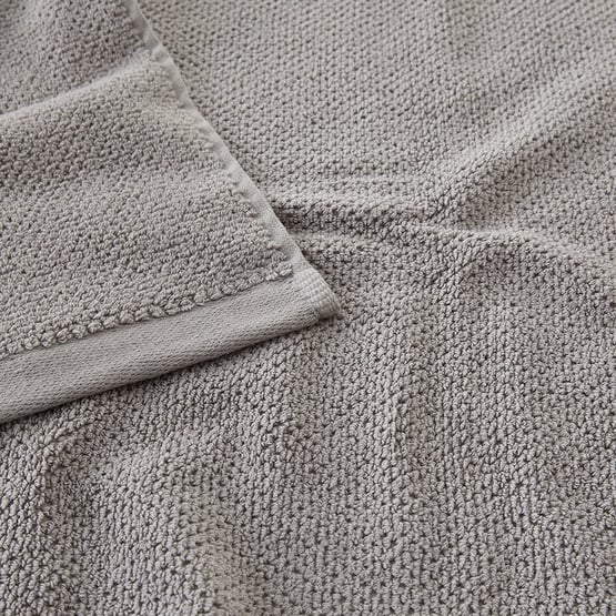 Comfort Collection Pewter Textured Towel Range