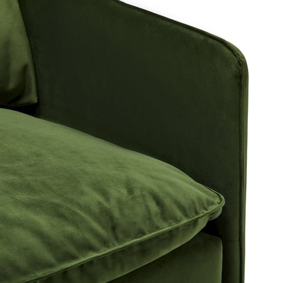 Atticus Forest Velvet Armchair