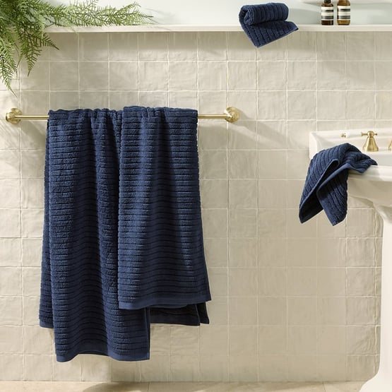 Miller Australian Cotton French Navy Towel Range