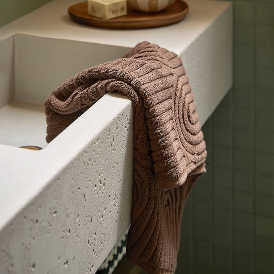 Archie Truffle Towel Range