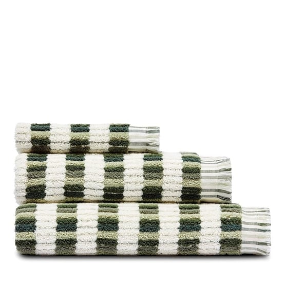 European Willow Green Multi Turkish Cotton Towel Range