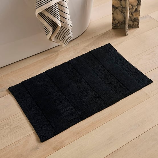 Morgan Black Bath Mat