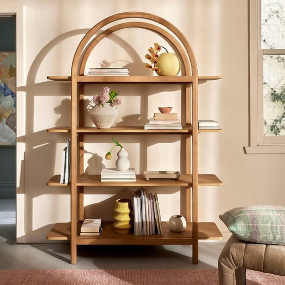 Lunar Oak Bookshelf