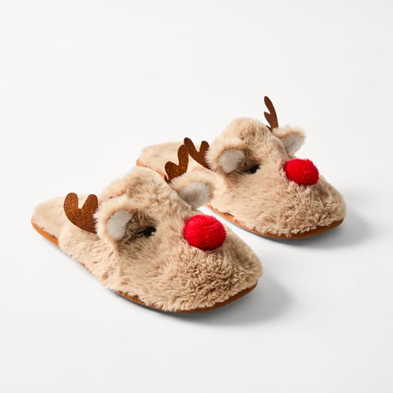 Rudolph Christmas Novelty Slippers