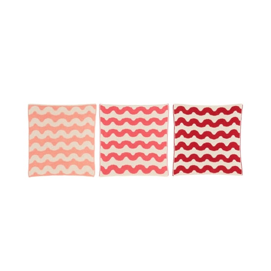 Dallas Waves Bamboo Knitted Washcloths Pack of 3