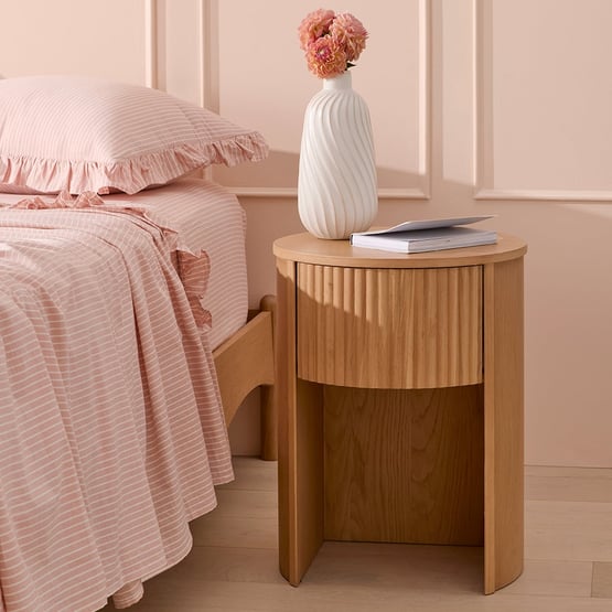 Georgia Oak Bedside Table