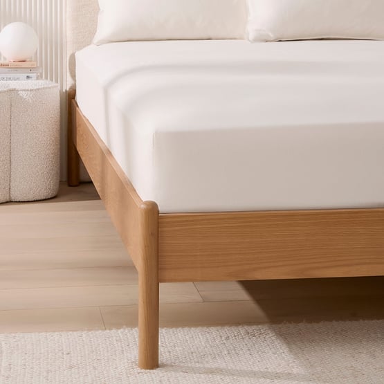 Vintage Washed Linen Coconut Sheet Separates