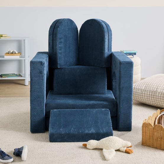Cord Blue Play Sofa Set