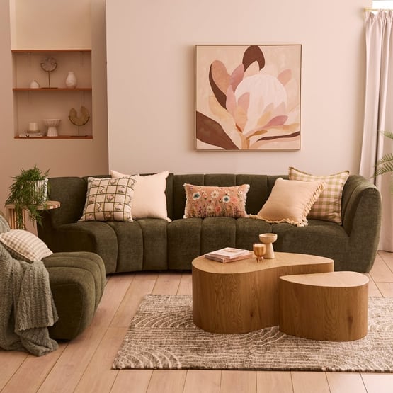 Sierra Olive Modular Lounge