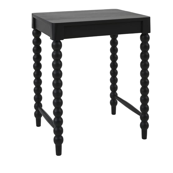 Vintage Black Bedside Table