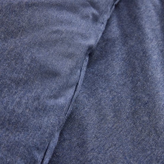 Ultra Soft Jersey Navy Marle Quilt Cover Separates