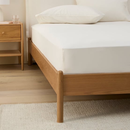 Stonewashed Cotton Coconut Sheet Separates