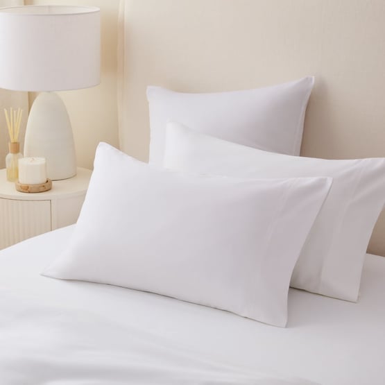 Egyptian Cotton White Pillowcases