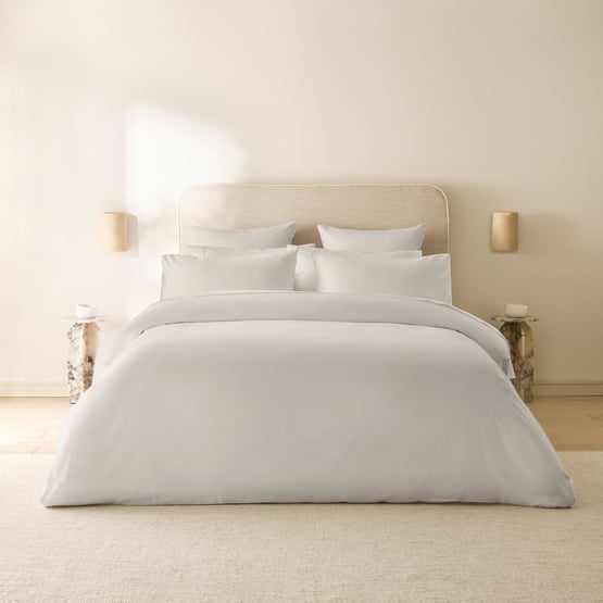 Egyptian Cotton Silver Quilt Cover Set + Separates