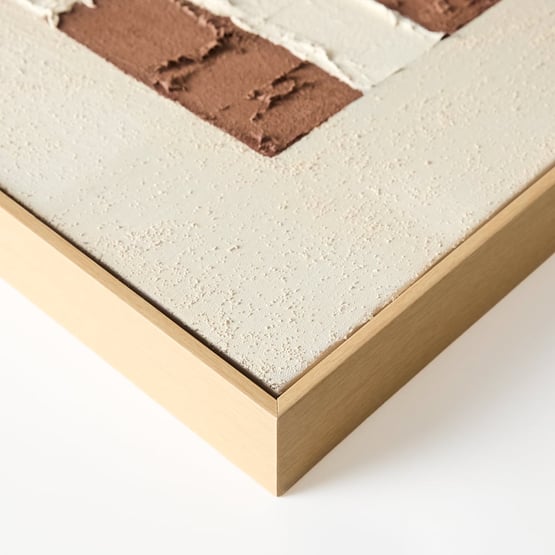 Linea Checkerboard Square Canvas