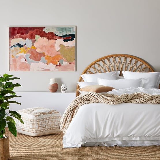 600TC Bamboo Cotton White Quilt Cover Separates