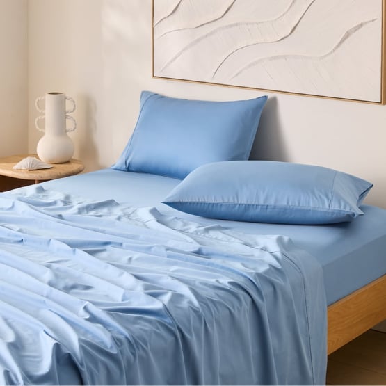 Worlds Softest Cotton Capri Blue Sheet Set 