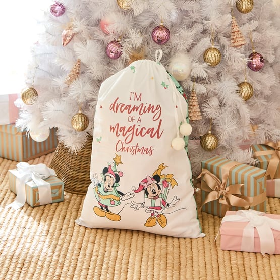 Disney Mickey & Minnie Magical Christmas Santa Sack