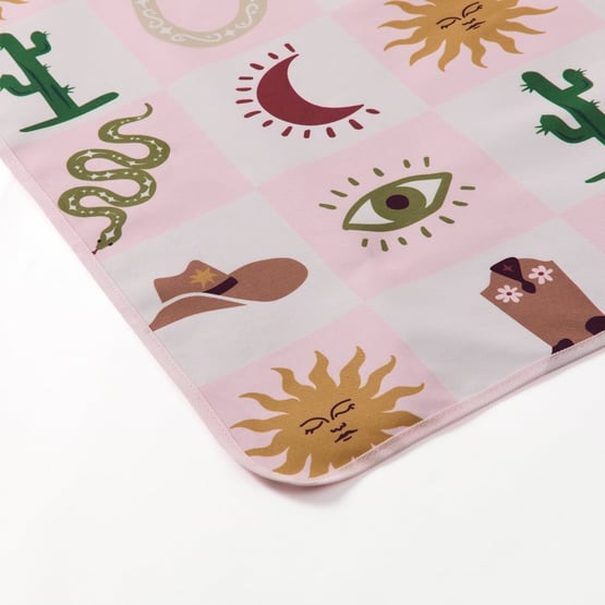 Coastal Girl Picnic Rug