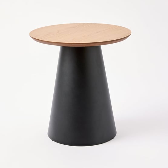 Kiel Oak & Black Side Table