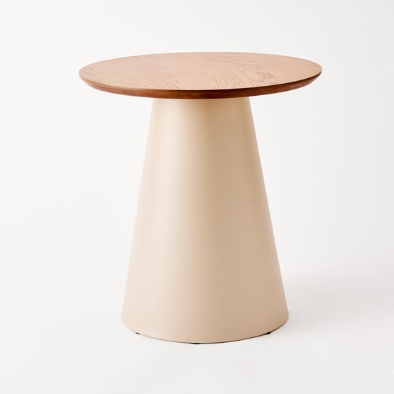 Kiel Oak & Dune Side Table