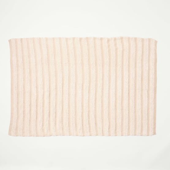 Aimee Natural Knit Throw