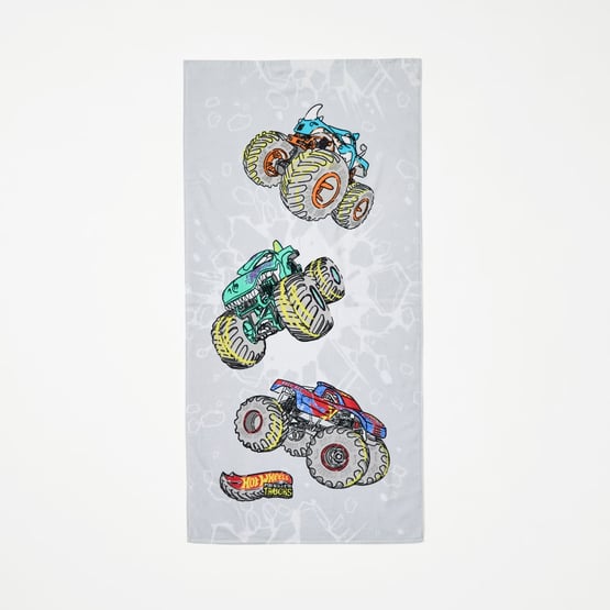 Mattel Hot Wheels Monster Trucks Beach Towel