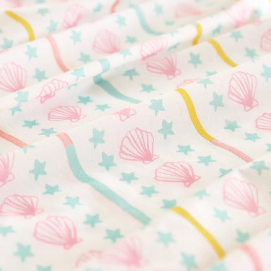 Bella Mermaid White Sheet Set