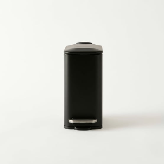 Slimline Black Dust Bin