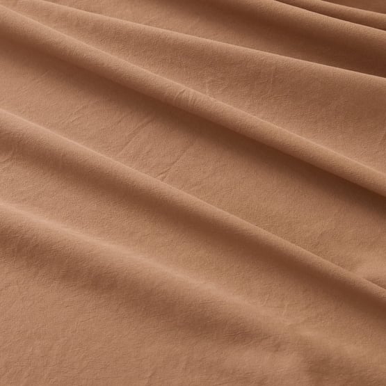 Stonewashed Cotton Fudge Sheet Separates