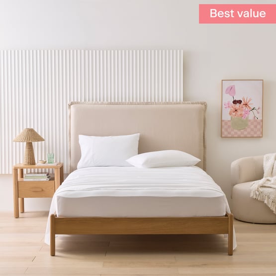 Comfort Collection White Sheet Set